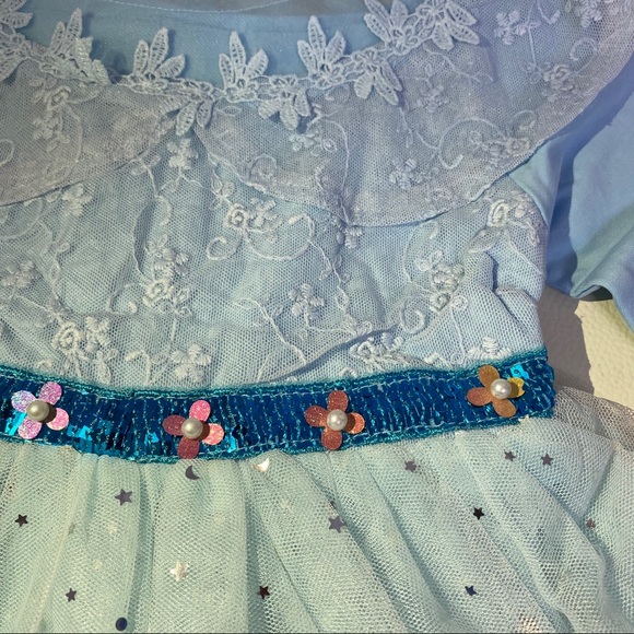 Frozen Elsa Cute Sparkly Costume Dress - Picture 9 of 9